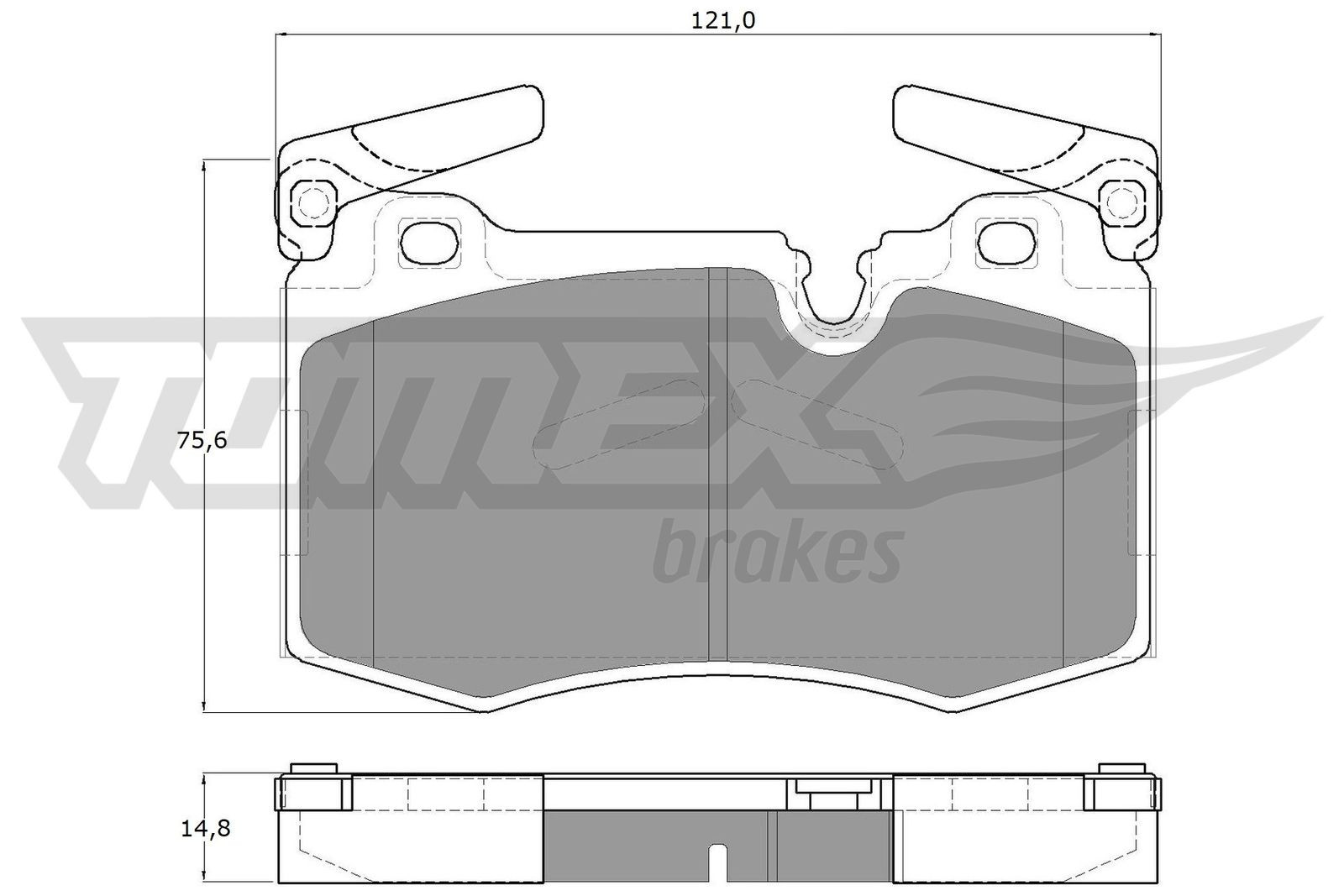 TOMEX Brakes Bremsbelagsatz, Scheibenbremse
